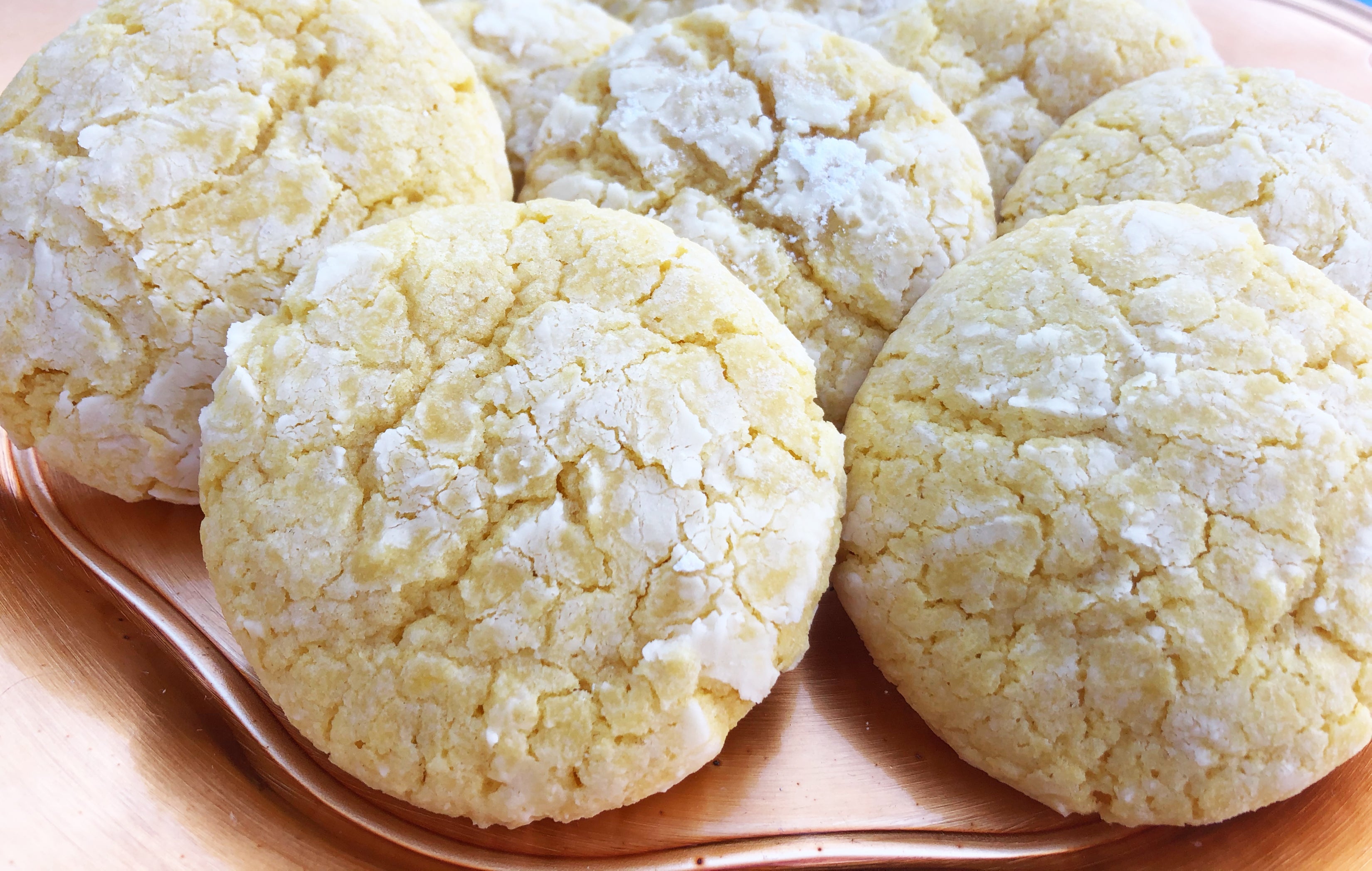 Dozen Lemon Crinkle Cookies